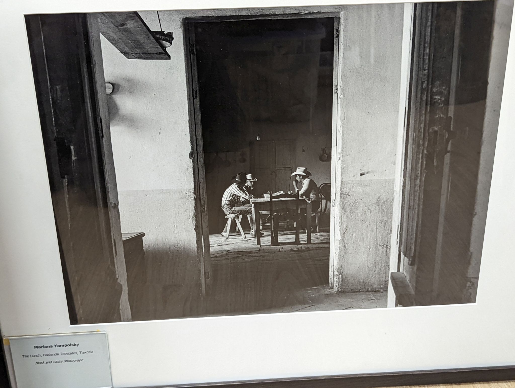 A group of six contemporary black and white photographs